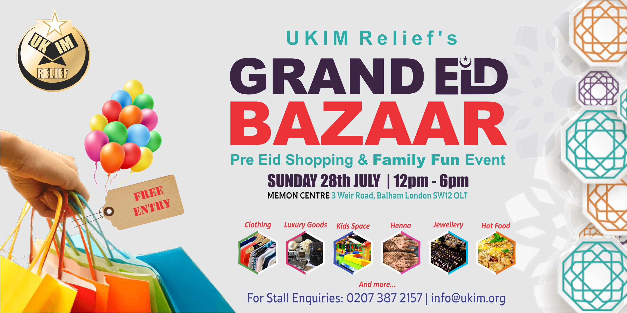 Grand Eid Bazar 2019 UK Islamic Mission